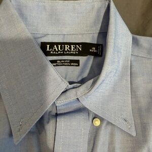 Lauren Ralph Lauren Men's Light Blue Dress Shirt